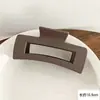 Pinza de Garra Cuadrada Moderna 10.5 Esmerilada Pinza de Tiburón Acrílica Pasador para la Parte Posterior de la Cabeza Accesorio para el Cabello para Mujer