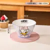 Serie Mickey de Disney Tazón Cónico Alto Color Bajo Esmalte Vajilla Tazón para Arroz Cerámica Regalo para Uso Doméstico Regalo de Cumpleaños