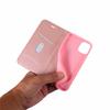 Adecuado para Iphone11Promax Empalmado Brillo Diamante Teléfono Móvil Cuero Estuche Tipo Billetera con Tapa Protectora para Tarjetas