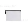 Bolsa de Archivo con Cremallera de Malla de PVC Carpeta Transparente A4 Bolsa con Cremallera A5 Bolsa para Exámenes de Estudiante Bolsa Impermeable para Documentos