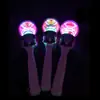 Nova Varinha Giratória Colorida de Abóbora LED Halloween Varinha Musical Giratória Piscante Varinha Iluminada Halloween