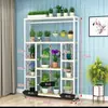Novo Suporte de Flores de Jardim de Ferro Multicamadas para Interior Casa Varanda Sala de Estar Anti-corrosão Suporte para Vasos de Flores Suporte de Flores