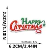 Adesivos de Tecido de Natal Prontos do Fabricante Papai Noel Boneco de Neve Bordados Adesivos Patch Roupas Chapéu Adesivos de Patch Atacado