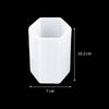 Molde gota diy cilindro seis lados molde silicone resina Amazon alta venda vela resina