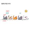Divertido adhesivo rascable personalizado para mascota gato Adhesivo rascable para coche Adhesivo decorativo para carrocería Adhesivo impermeable para locomotora de coche eléctrico