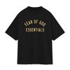 Essenciais Hhh Estilo High Street Americano Design de Letra Curva Verão Unissex Casual Solto Peso Pesado Versátil Manga Curta Moderno