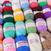 Lana de algodón lechoso de cuatro hebras al por mayor hilo para muñecas de 4 hebras algodón coreano hilo mediano delgado bebé niños hilo para crochet hilo para tejido a mano