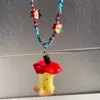 Série Dopamina de Verão~Colar Colorido Divertido Doce Fresco Acessório Feminino Estilo Coreano ins Nicho Corrente de Clavícula de Alta Qualidade