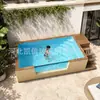 Piscina inflável externa com estrutura grande para adultos e crianças, uso doméstico, piscina elevada para quintal, espessa e resistente ao desgaste, direto do fabricante