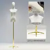 Tienda de ropa accesorios para maniquíes ropa de mujer ventana maniquí de medio cuerpo perchero muñeca falsa maniquí de vestido de novia soporte de exhibición