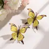 Gradiente Soñador Mariposa Artificial Nueva Chinoiserie DIY Tocado de Novia Flor Artificial Atmósfera Súper de Hada Accesorios para Fotos