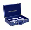 Caja Personalizada de Cuero PU Caja de Empaque con Tapa abatible Caja de Regalo para Aceites Esenciales de Aromaterapia Estampado en Caliente Caja de Regalo de Alta Gama para Fragancia de Coche Perfume