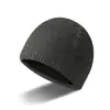 Chapéu de Tricô Novo com Relevo Outono e Inverno Chapéu Frio Boné de Skate Chapéu de Lã Quente com Forro de Fleece Chapéu de Inverno para Ciclismo