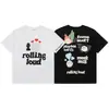 Marca Tendência Transfronteiriça Broken Planet Bp Estamparia com Espuma Alta Qualidade Manga Curta Europeia e Americana High Street Camiseta de Manga Curta para Casal Atacado