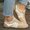 Zapatos de Entrenamiento Alemanes Tallas Grandes Transfronterizos para Mujer 2026 Nuevos Retro Casual Versátiles con Cordones Punta Redonda Deportivos Zapatos de Tabla Forrest Gump Venta al por Mayor