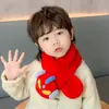 Bufanda de Felpa de Invierno 2026 para Niñas, Estilo Coreano Calentador de Cuello Cálido y a Prueba de Frío para Niños, Bufanda Cruzada para Cuello Infantil al por Mayor