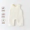 Pantalones de bebé para Primavera, Otoño e Invierno, Pantalones acolchados finos de una pieza para recién nacidos, para salir, Pantalones de algodón abiertos, Monos para bebé