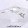 Molde de Silicona para Colgante de Etiqueta Colgante de Resina de Cristal DIY Espécimen de Flor Seca Borde Ondulado Forma de Corazón Redondo Superficie de Espejo Con Agujero