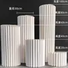 Soporte de Exhibición Plegable para Mesa de Postres de Boda Cilindros de Papel Columnas Romanas Adornos Ventana de Centro Comercial Fiesta de Cumpleaños