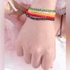 Nueva pulsera de cuentas puntiagudas de cristal de color, cuentas de diamante, cortina de cuentas, accesorios hechos a mano, fabricantes de materiales, cuentas de vidrio sueltas al por mayor
