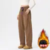 Pantalones de Montañismo Impermeables para Exteriores Camel HJCAMEL Scimitar Rushsuit para Mujer Otoño Casual Sueltos Rectos Pierna Ancha