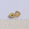 Cuentas Separadoras al por Mayor Color Dorado de 18K que Conserva el Color Microincrustaciones de Circonita Forma de Rueda DIY Pulsera Collar Cuentas Sueltas Accesorios de Joyería