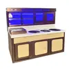 Mesa de Condimentos para Restaurante de Hot Pot, Mesa Todo en Uno de Autoservicio para Sala de Estar y Barbacoa, Mesa para Salsas de Hot Pot Haidilao, Mesa de Condimentos para Restaurante Comercial