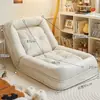 Sofá perezoso se puede usar para recostarse y dormir, cama grande de doble propósito para humanos y perros, sofá cama plegable, sofá tatami individual para dormitorio