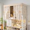 Cortina de Cama Engrosada para Litera Superior de Dormitorio, Cortina para Litera de Estudiante Universitario, Cortina Femenina, Cortina Divisoria, Cortina de Ventana, Cubierta para Debajo del Escritorio para Cama de Estudiante