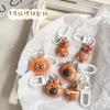 Llavero de Capibara Naranja Amor Lindo Llavero de Capibala Lindo Divertido Regalo para Novia Colgante para Bolso