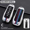 Adecuado para la funda de llave del coche Xiaopeng p7 2021 G3i, funda de llave con hebilla decorativa p5, funda de metal de estilo creativo
