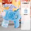 2025 Nova Máquina de Bolhas Sanrio Infantil Genuína Portátil Elétrica Automática Arma de Soprar Bolhas Brinquedo Celebrador da Internet