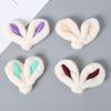 Orejas de Conejo Peludas Accesorios Bordados Calcetines Muñeca Diadema Accesorios DIY Accesorios para el Cabello Zapatos Ropa Materiales de Decoración Estilo Año Nuevo