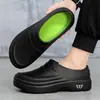Verão 2026 Novo Comércio Exterior Tamanho Grande Casual Simples Sapatos de Chef Sapatos de Trabalho Botas de Chuva Masculinas Fabricante Atacado em Estoque