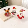 Decoraciones Navideñas Tela Tejida Muñeco Viejo Muñeco de Nieve Colgante Muñeca Colgante de Regalo Accesorios para Árbol de Navidad Venta al por Mayor