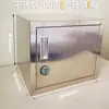 Armários de Armazenamento de Aço Inoxidável para Jardim de Infância, Armários de Arquivo para Escritório Escolar, Armários de Armazenamento de Amostras para Cozinha de Cantina, Caixas de Ferramentas Montadas na Parede com Travas