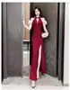 Vestido de Noite Elegante de Celebridade com Gola Halter de Luxo Acessível Roupas de Trabalho Macias para Técnica de Spa Ktv Vestido Sexy para Mulheres