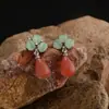 Novos Brincos de Design Exclusivo, High-End, Modernos e Versáteis, Brincos Retrô, Estilo Palaciano, Brincos Simples e Doces