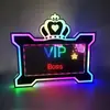 Letrero Luminoso de Mano para Bar KTV, Letrero Guía de Vino, Carácter Luminoso Acrílico, Letrero Luminoso de Brindis Rápido para Cumpleaños