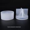 Qimiaoxian epoxy bolsa mongol pote de doces caixa de armazenamento molde caixa de armazenamento redonda listrada molde de silicone atacado