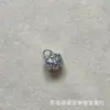 Prata antiga de Shanxi retrô panax notoginseng sino de prata gato da sorte floco de neve leão acessórios de joias DIY acessórios de joias de texto para brincar