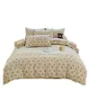 Set de Cuatro Piezas para Dormir Desnudo Transpirable Grado A para Mamá y Bebé Sensación de Nube Esponjosa Muselina de Doble Capa Ropa de Cama para Dormitorio Set de Tres 3 o Cuatro 4 Piezas Sábana Funda de Edredón