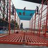 Sitio de construcción de Zhejiang coche de lavado de autos cerrado sitio de construcción de azulejos sol sala de lavado de autos rodamiento 120 toneladas lavadora