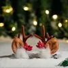 Diademas y Pasadores Decorativos Navideños Transfronterizos Temática de Muñeco de Nieve Navideño con Astas Diademas con Astas Disfraces Festivos Infantiles Diademas con Astas