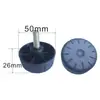 Cabeza de plástico base grande pies ajustables antideslizante resistente al desgaste tornillo nivelador para mesa y silla de muebles de exterior con varilla roscada