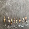 Decoraciones para Árbol de Navidad, Bolas de Madera con Cuentas, Bolas de Hilo, Atrapasoles, Adornos Colgantes para Coche, Cuentas de Colores Mixtos, Suministro Transfronterizo