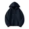 Sudadera para Estudiante 290g con Capucha Sudadera de Año Nuevo para Niños Nueva Versátil de Primavera y Otoño Chaqueta de Color Sólido Sudadera de Algodón