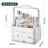 En Stock [Personalizable] Caja de Almacenamiento para Cosméticos de Escritorio a Prueba de Polvo con Tapa y Cajón Cesta de Almacenamiento Producto para el Cuidado de la Piel Mascarilla