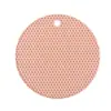 Tapete de Silicona tipo Panal, Tapete de Placa de Silicona Duradero, Tapete para Ollas, Tapete para Tazas, Tapete Antideslizante con Aislamiento Térmico, Resistente a Altas Temperaturas, Fácil de Limpiar