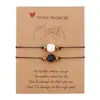 Pulsera tejida a mano de 8 caracteres transfronteriza, pulsera trenzada de Nudo Tai Chi, nudo plano, pulsera de amistad para exportación, pulsera de pareja